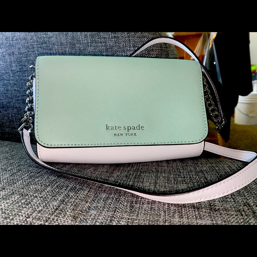 Kate spade seafoam green crossbody bag